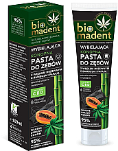 Wybielająca pasta do zębów z węglem drzewnym i papają - Bio Madent — Zdjęcie N1