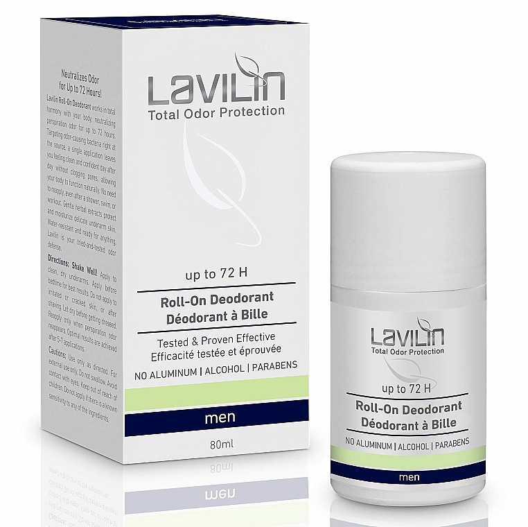 Dezodorant w kulce dla mężczyzn - Lavilin 72 Hour Roll-on Deodorant Men — Zdjęcie N1
