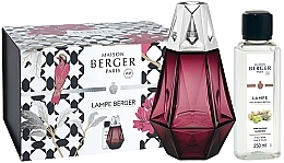 Zestaw - Maison Berger Lampe Berger Gift Set Prism Granat (lamp + refill/250ml) — Zdjęcie N1