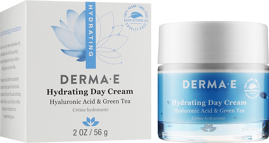 Nawilżający krem na dzień z kwasem hialuronowym - Derma E Hydrating Day Cream — Zdjęcie N5