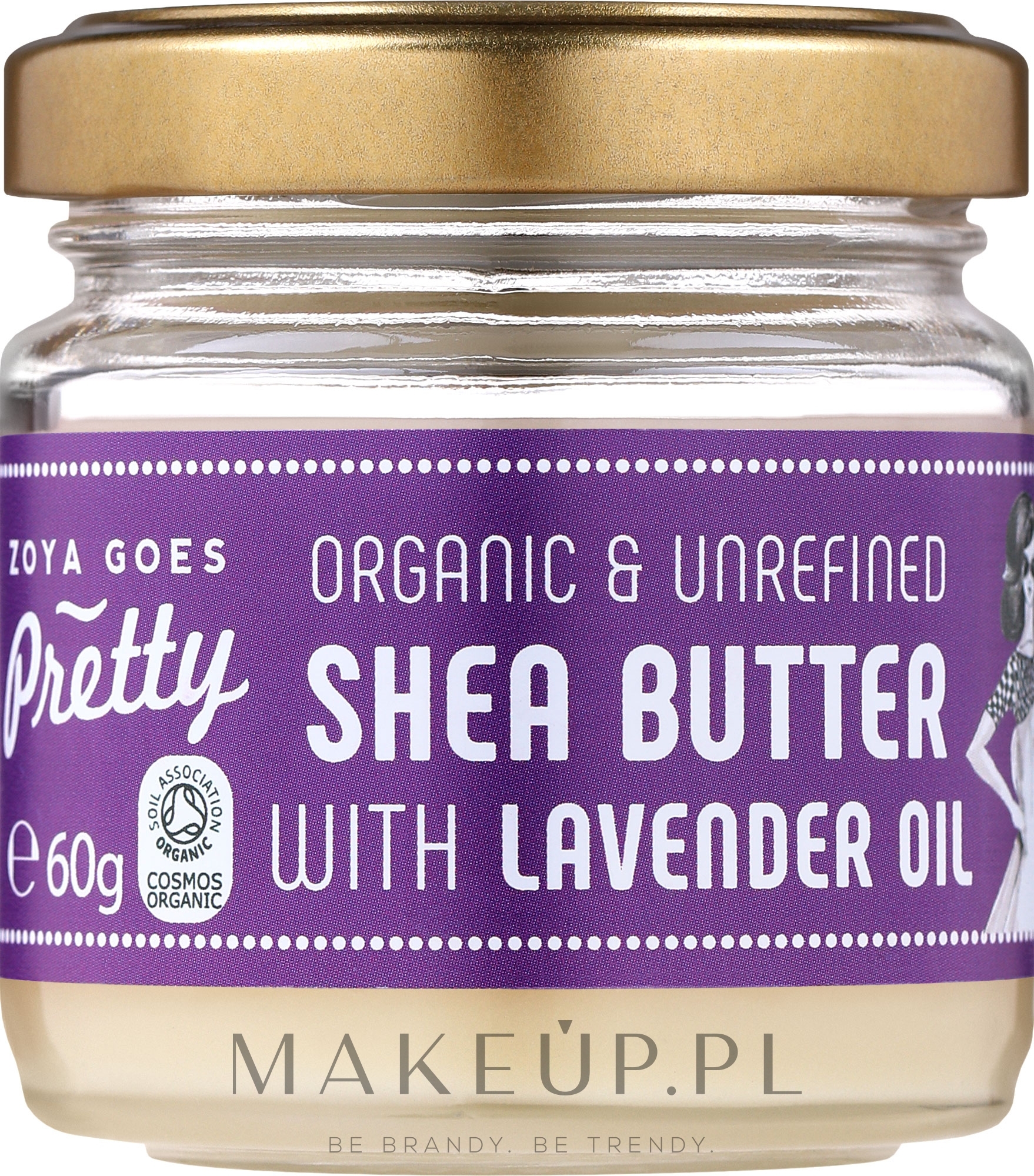 Masło shea i lawendowe do ciała - Zoya Goes Pretty Shea Butter With Lavender Oil Organic Cold Pressed — Zdjęcie 60 g