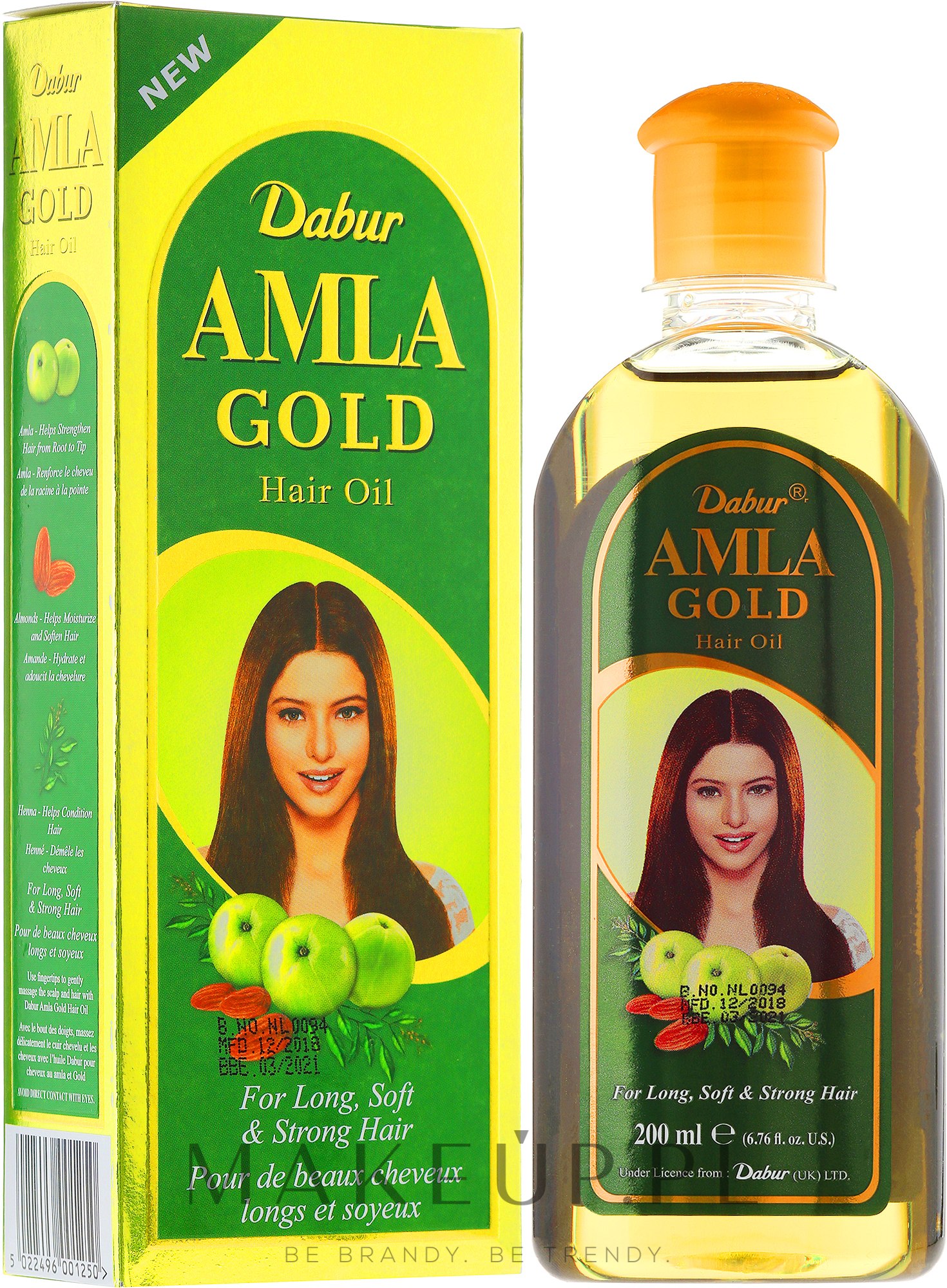 Olejek do włosów - Dabur Amla Gold Hair Oil — Zdjęcie 200 ml