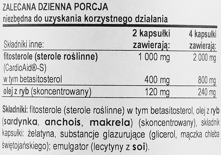 Beta-sitosterol roślinny w żelowych kapsułkach - Now Foods Beta-Sitosterol — Zdjęcie N3