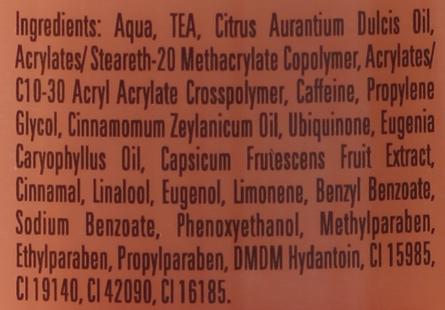 Koncentrat 100% cynamonowo-kofeinowy z koenzymem Q10 - BingoSpa Concentrate 100% Cinnamon-Caffeine With Coenzyme Q10 — Zdjęcie N2