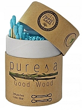Kup Patyczki bambusowe w tubie, niebieskie - Puresa Good Wood