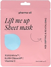 Przeciwstarzeniowa maska ​​​​do twarzy w płachcie - Pharma Oil Lift Me Up Sheet Mask — Zdjęcie N1