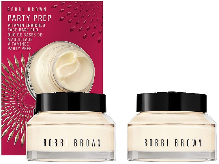 Zestaw - Bobbi Brown Party Prep Vitamin Enriched Face Base Duo (f/base 2x50ml) — Zdjęcie N1