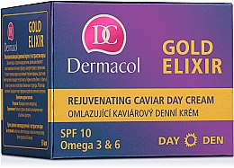 Krem na dzień - Dermacol Gold Elixir Rejuvenating Caviar Day Cream — Zdjęcie N3