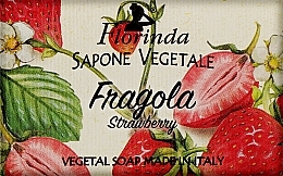 Kup Mydło naturalne w kostce Truskawka - Florinda Strawberry Natural Soap