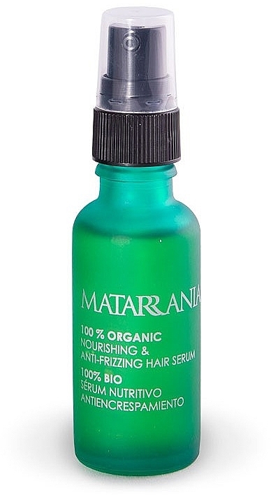 Odżywcze serum do włosów - Matarrania 100% Organic Nourishing & Anti-Frizz Hair Serum — Zdjęcie N1