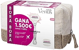 Zestaw - Gillette Venus Comfortglide Sugarberry (razor/1pc + refil/1pc + bag/1pc)  — Zdjęcie N1