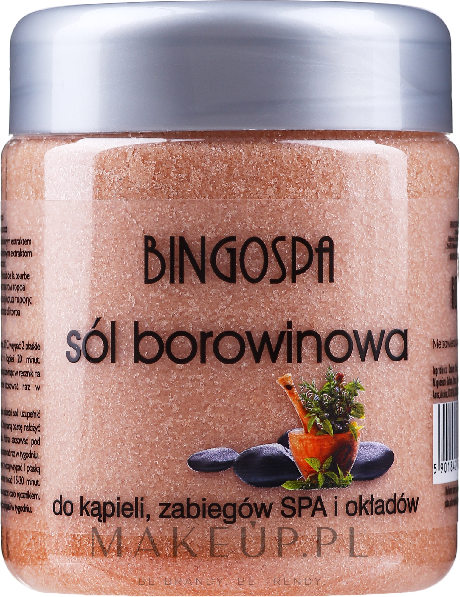 Sól borowinowa do kąpieli, zabiegów spa i okładów - BingoSpa Salt Mud Bath — Zdjęcie 600 g