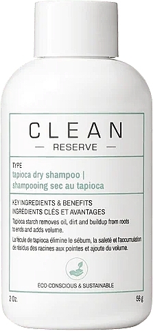 Suchy szampon do włosów - Clean Reserve Tapioca Dry Shampoo — Zdjęcie N1