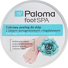 PREZENT! Cukrowy peeling do stóp z olejem winogronowym i migdałowym - Paloma Foot SPA — Zdjęcie N1