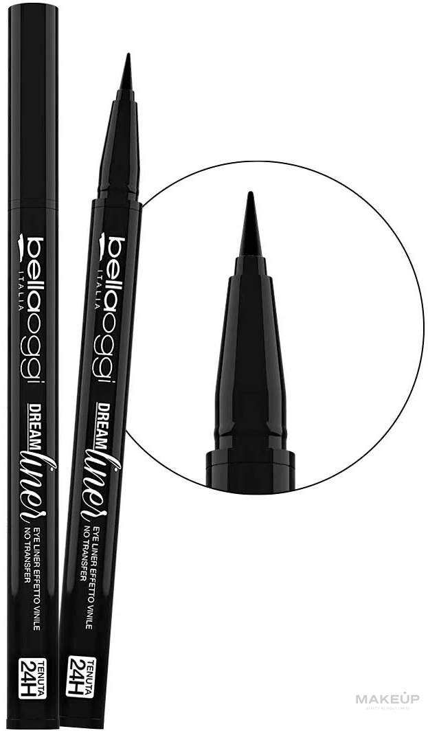 Eyeliner - Bellaoggi Dream Liner Vinyl Effect Eyeliner 24H — Zdjęcie Black Widow