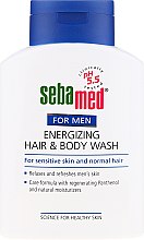 Energetyzujący żel do mycia ciała i włosów dla mężczyzn - Sebamed For Men Energizing Hair & Body Wash — Zdjęcie N2