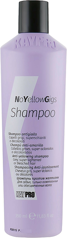 Szampon przeciw żółtym odcieniom - KayPro NoYellowGigs Shampoo