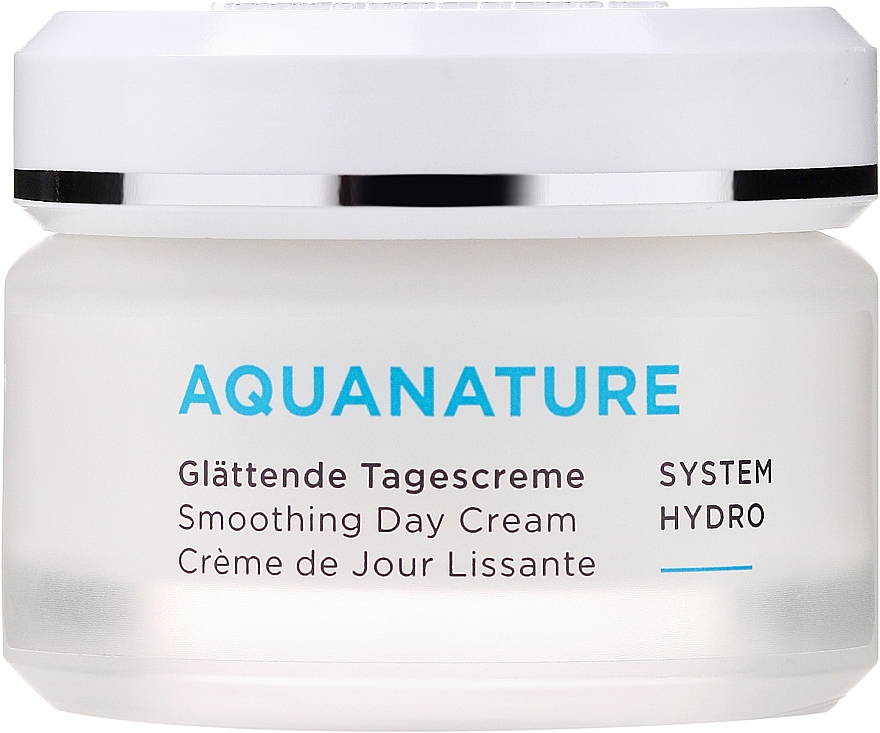 Wygładzający krem do twarzy na dzień - Annemarie Borlind Aquanature Smooting Day Cream Light Jar — Zdjęcie N1