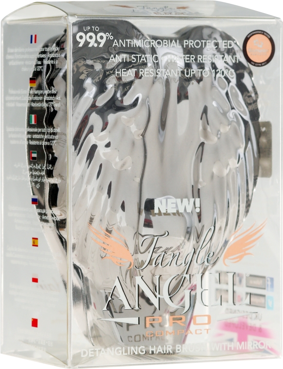 Szczotka do włosów - Tangle Angel Pro Compact Titanium