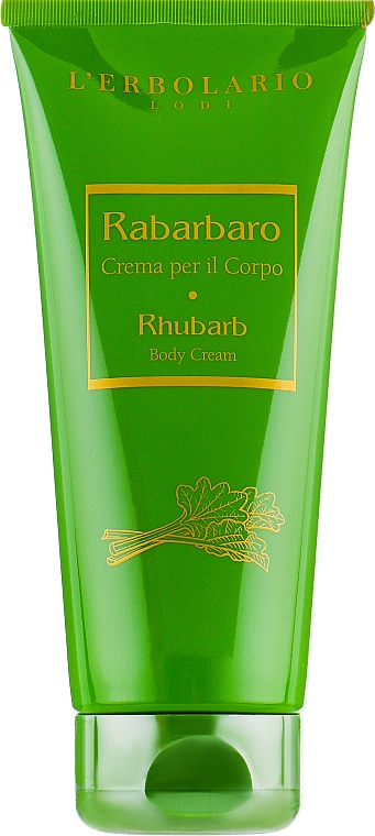 Rabarbarowy krem do ciała - L'Erbolario Rabarbaro Body Cream