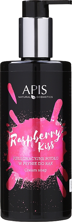 Pielęgnacyjne mydło do rąk Malinowy pocałunek - APIS Professional Raspberry Kiss — Zdjęcie N1