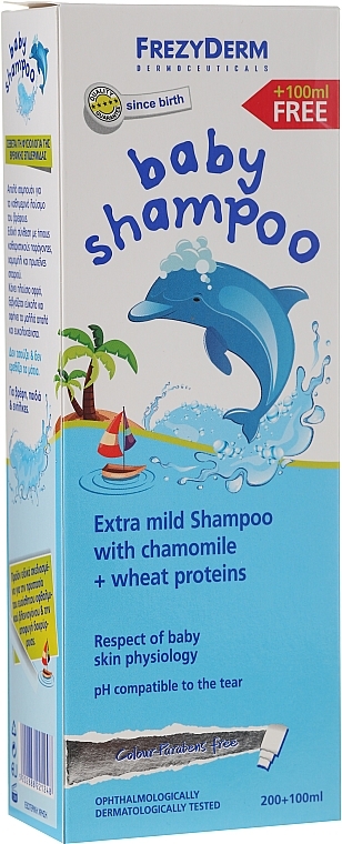 PRZECENA! Łagodny szampon do codziennego użytku dla dzieci i niemowląt - Frezyderm Baby Shampoo * — Zdjęcie N2