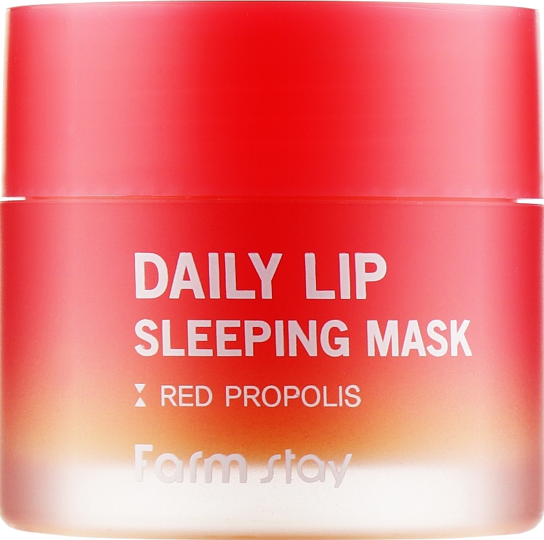 Maseczka do ust na noc z czerwonym propolisem - FarmStay Daily Lip Sleeping Mask Red Propolis — Zdjęcie N3