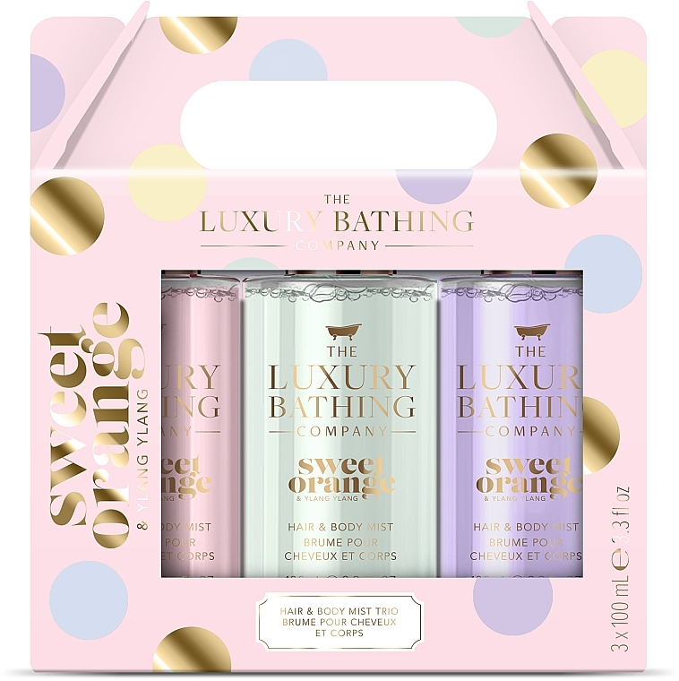 Zestaw - Grace Cole The Luxury Bathing Temping Trio Set (h/b/spray/100ml*3)  — Zdjęcie N1