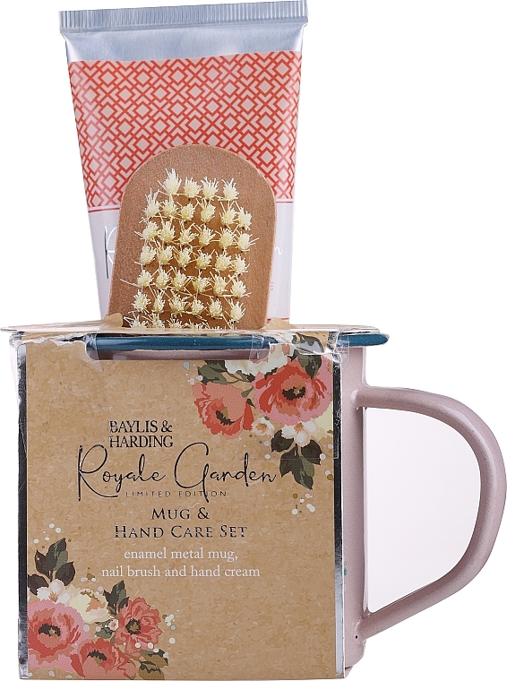 PRZECENA! Zestaw - Baylis & Harding Royale Garden Mug Set (h/cr/130ml + nail/brush/1pcs + mug/1pcs) * — Zdjęcie N4