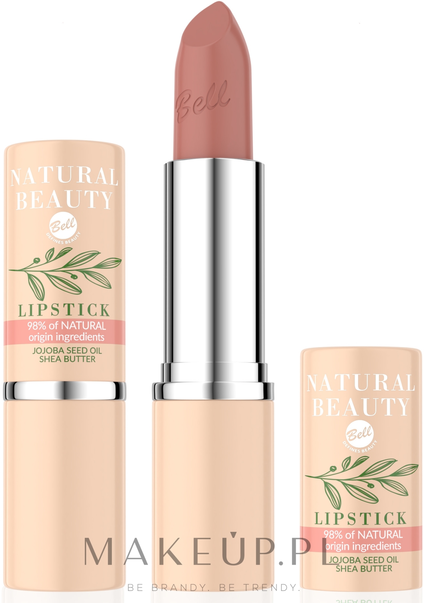 Pomadka nawilżająca - Bell Natural Beauty Lipstick — Zdjęcie 01 - Falling Leaves