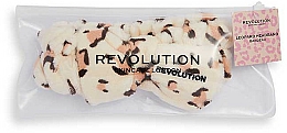 Opaska kosmetyczna do włosów, leopard - Revolution Skincare Leopard Print Hair Band  — Zdjęcie N1