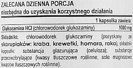 Suplement diety z glukozaminą, 1000 mg - Now Foods Glucosamine  — Zdjęcie N4