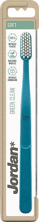 Miękka szczoteczka do zębów - Jordan Green Clean Soft — Zdjęcie N1
