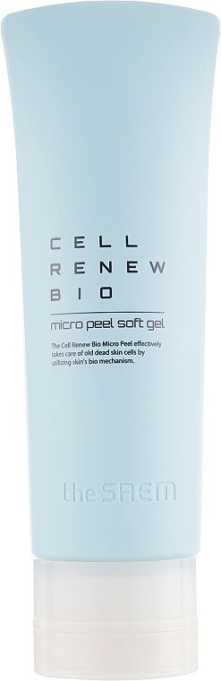 Delikatny peeling do oczyszczania skóry - The Saem Cell Renew Bio Micro Peel Soft Gel — Zdjęcie N2