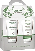 Zestaw - Kalliston Donkey Milk (h/cr/50ml + f/cr/50ml) — Zdjęcie N1