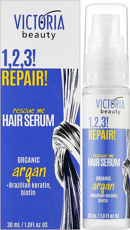 Serum do włosów zniszczonych - Victoria Beauty 1,2,3! Repair! Hair Serum — Zdjęcie N2