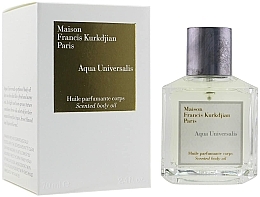Maison Francis Kurkdjian Aqua Universalis Scented Body Oil - Perfumowany olejek do ciała — Zdjęcie N1