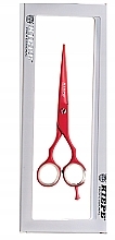 Nożyczki fryzjerskie 5 cali, czerwone - Kiepe Professional Pastel — Zdjęcie N1