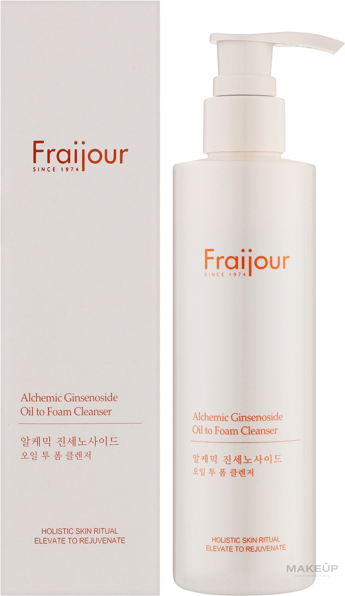 Olejek w piance do oczyszczania twarzy - Fraijour Alchemic Ginsenoside Oil To Foam Cleanser — Zdjęcie 210 ml