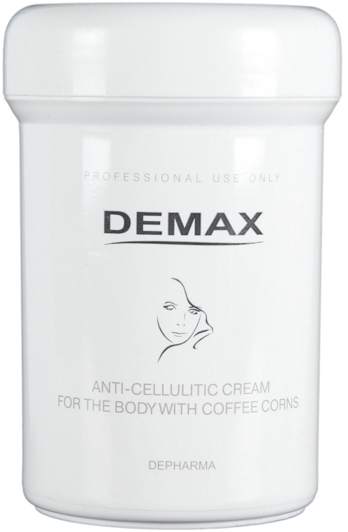 Antycellulitowy krem do ciała z ziarnami kawy - Demax Anti-Cellulitic Cream Coffee Corns — Zdjęcie N1