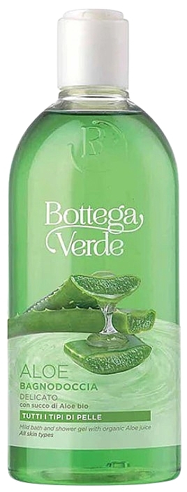 Żel do kąpieli i pod prysznic z sokiem z aloesu - Bottega Verde Aloe Bath & Shower Gel — Zdjęcie N1