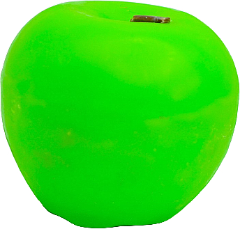 Świeca dekoracyjna w kształcie zielonego jabłka - AD — Zdjęcie N1