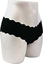 Damskie majtki bezszwowe, czarne - Lolita Accessories — Zdjęcie N5