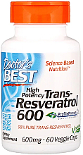 Kup Resweratrol w kapsułkach, 600 mg - Doctor's Best