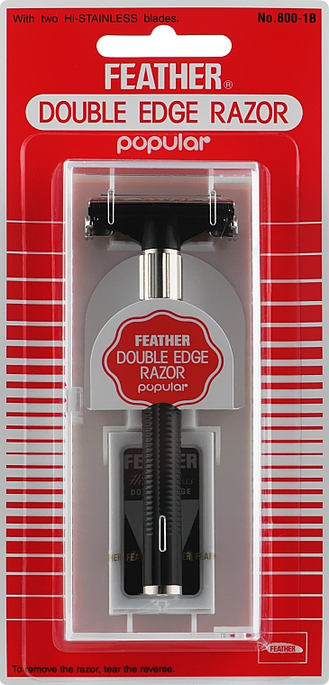 Maszynka do golenia na żyletki - Feather Double Edge Razor — Zdjęcie N1