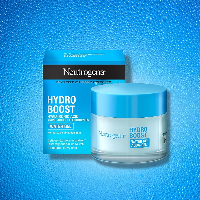 Nawilżający krem-żel do skóry normalnej i mieszanej - Neutrogena Hydro Boost Water Gel For Normal & Combination Skin  — Zdjęcie N7