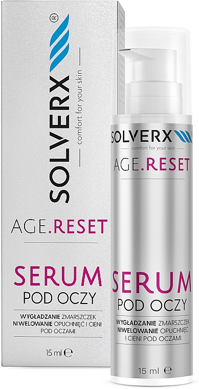 Wygładzające serum pod oczy - Solverx Age Reset Eye Serum — Zdjęcie N1