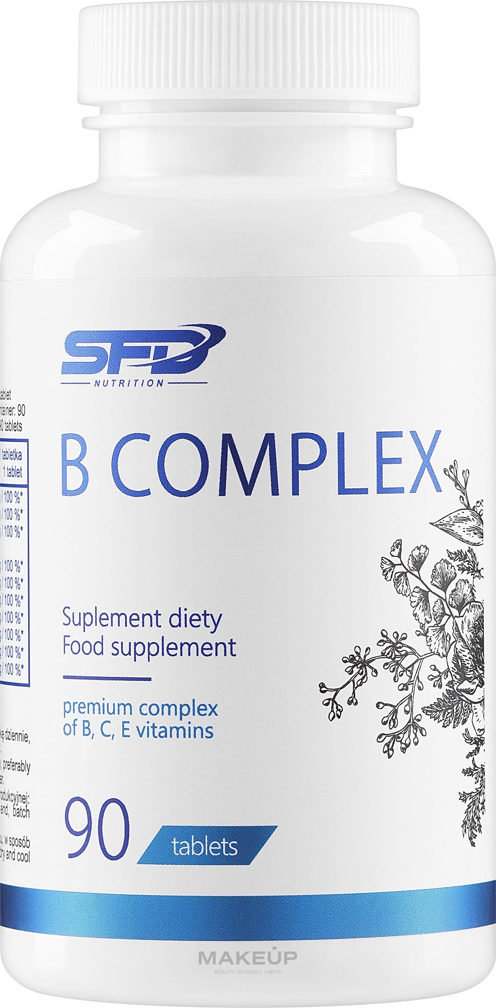Kompleks witamin z grupy B - SFD Nutrition B Complex — Zdjęcie 90 szt.