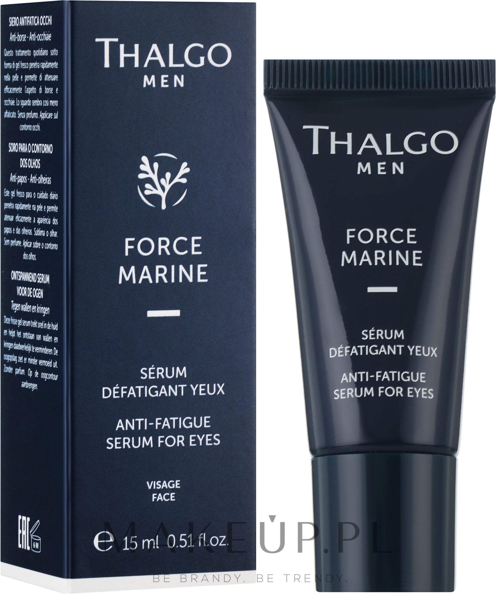 Serum pod oczy dla mężczyzn - Thalgo Men Anti-Fatigue Serum for Eyes — Zdjęcie 15 ml