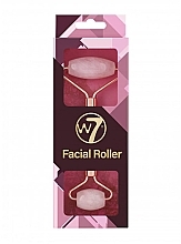 PRZECENA! Kwarcowy wałek do twarzy, różowy - W7 Cosmetics Rose Quartz Face Roller * — Zdjęcie N2